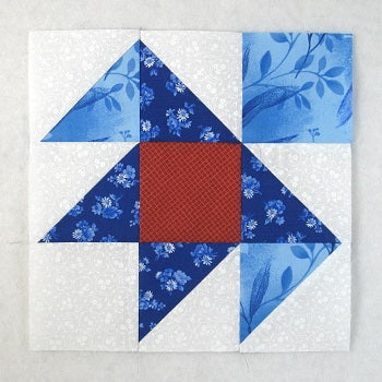 darting birds quilt block