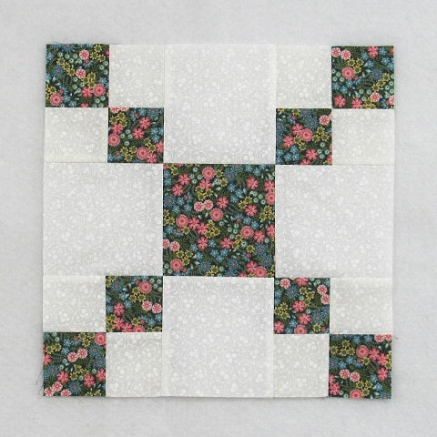 single irish chain quilt block