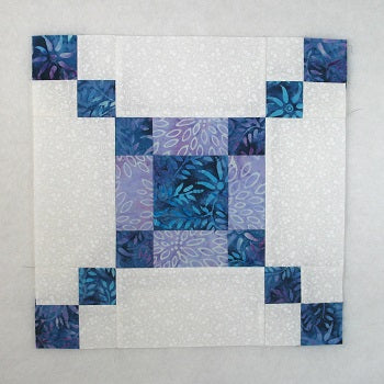 How to Make the Easy 8-Grid Chain Quilt Block - a Great Alternating Block