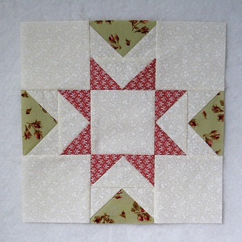 Free Eight Pointed Star Quilt Block Tutorial – fabric-406