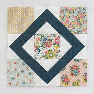 nine patch frame quilt block tutorial