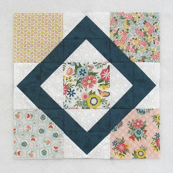 nine patch frame quilt block tutorial