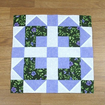 Easy Pattern – Boxed Squares Quilt Block – fabric-406