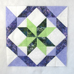 Free Tutorial for the All Hallows Quilt Block, a Beautiful Star Block for any Season