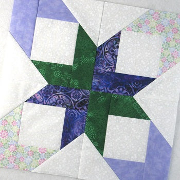boxed star quilt block