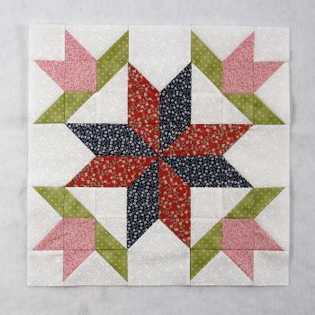 brenda's star quilt block