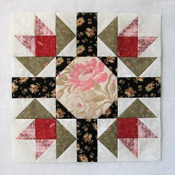 Calgary Stampede quilt block