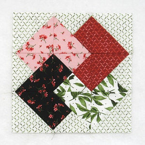 card trick quilt block