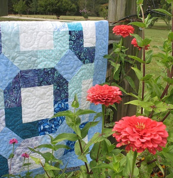 The Circle Illusion PDF Quilt Pattern in Four Sizes - a Delightful Beginner-Friendly Pattern