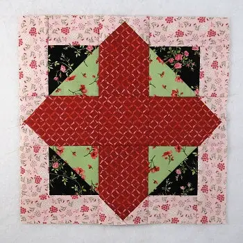 How to Sew the Traditional Empire Cross Quilt Block - a Free Tutorial