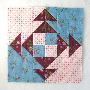 How to Piece a Four Patch Trees in the Park Quilt Block