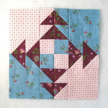 four patch trees in the park quilt block