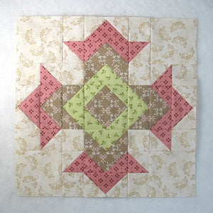 How to Sew the God's Eye Quilt Block - a Free Tutorial