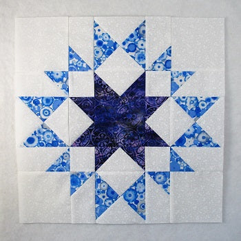 green mountain star quilt block