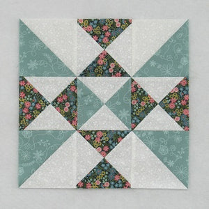 hourglass variation quilt block