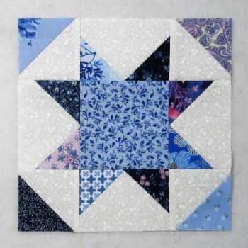 keiths star quilt block