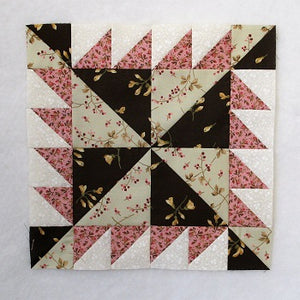 How to Piece the Traditional Quilt Block called Pinwheels and Sawtooth