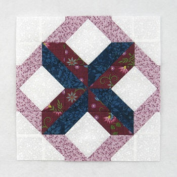 shaded trail quilt block