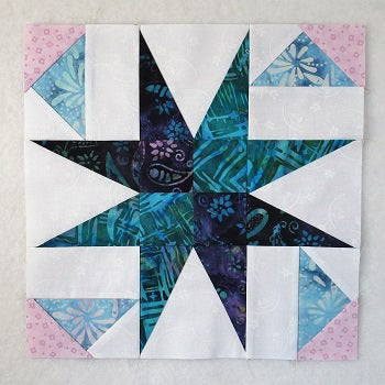 star geese variation quilt block