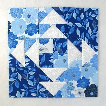 trees in the park quilt block