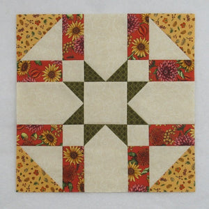 army star quilt block