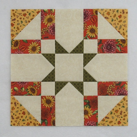 army star quilt block