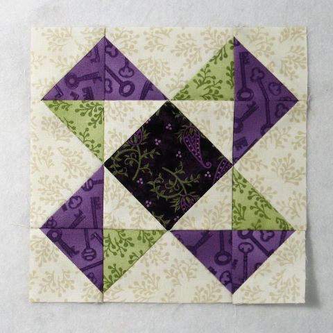 mill wheel quilt block