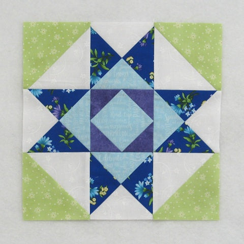 mosaic star quilt block