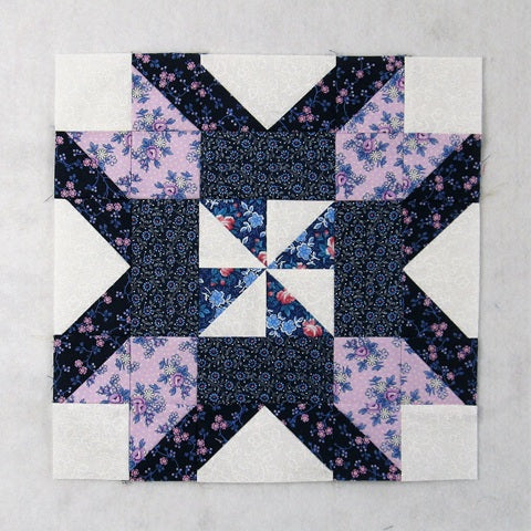 silver lane quilt block