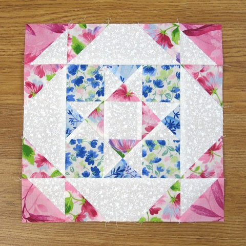square and a half quilt block
