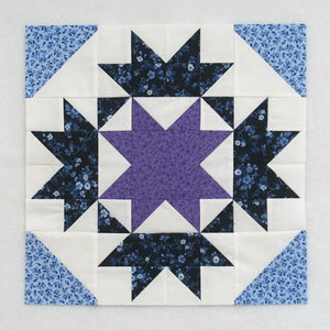 crown and star quilt block