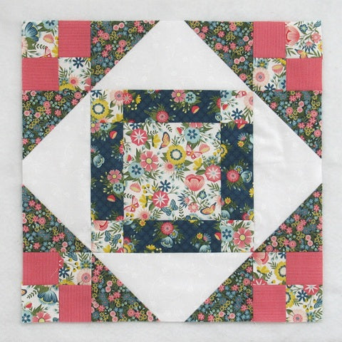 How to Make the Valley Falls Square Quilt Block, an Easy 18
