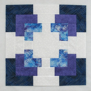 white house steps quilt block