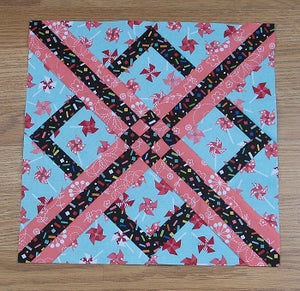 Free Pattern - Hot Cross Quilt Block