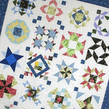 Sampler Quilt from Various Tutorials – fabric-406