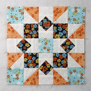 Rocky Mountain Chain Quilt Block - a Free Tutorial