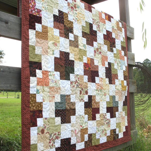 scrappy antique tile quilt pattern