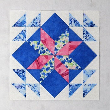 diamond star quilt block