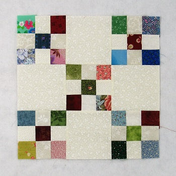 double nine patch quilt block