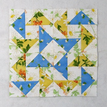 dutchman's puzzle variation quilt block