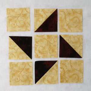Friendship Star Quilt Block and Variations using Half Square Triangles and Squares