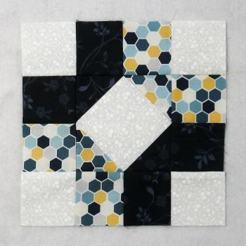 mr roosevelt's necktie quilt block