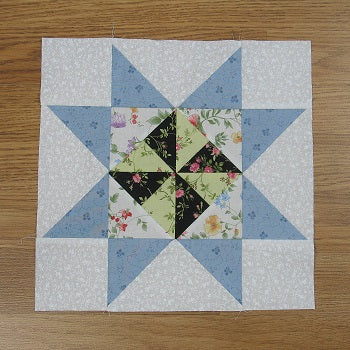 pinwheel star quilt block