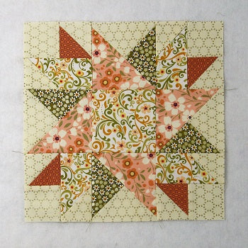 sunflower quilt block
