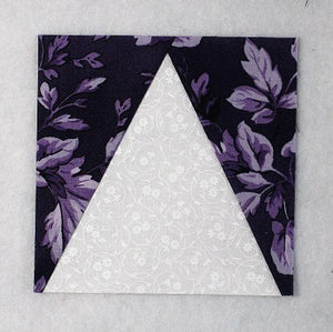 How to Make a Triangle in a Square Quilt Block